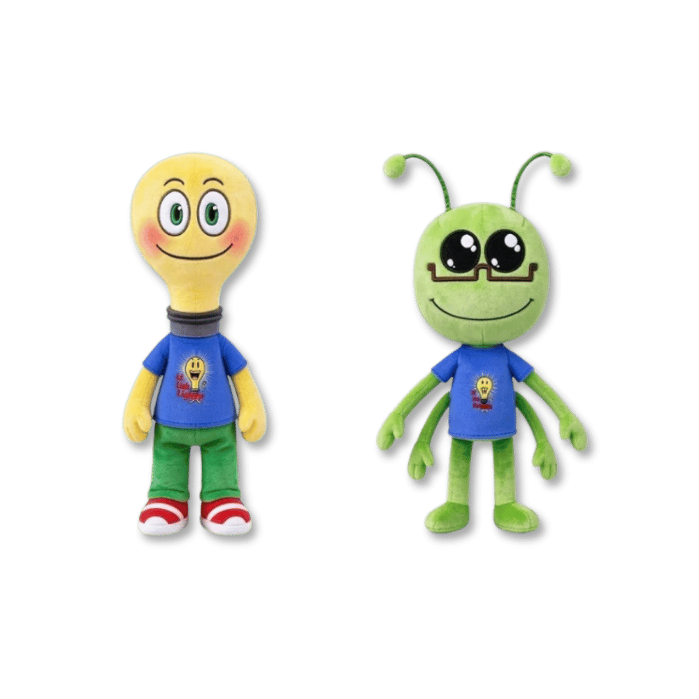 Martian And Lightbulb Plush 2PCS Martian And Lightbulb Plush 2PCS